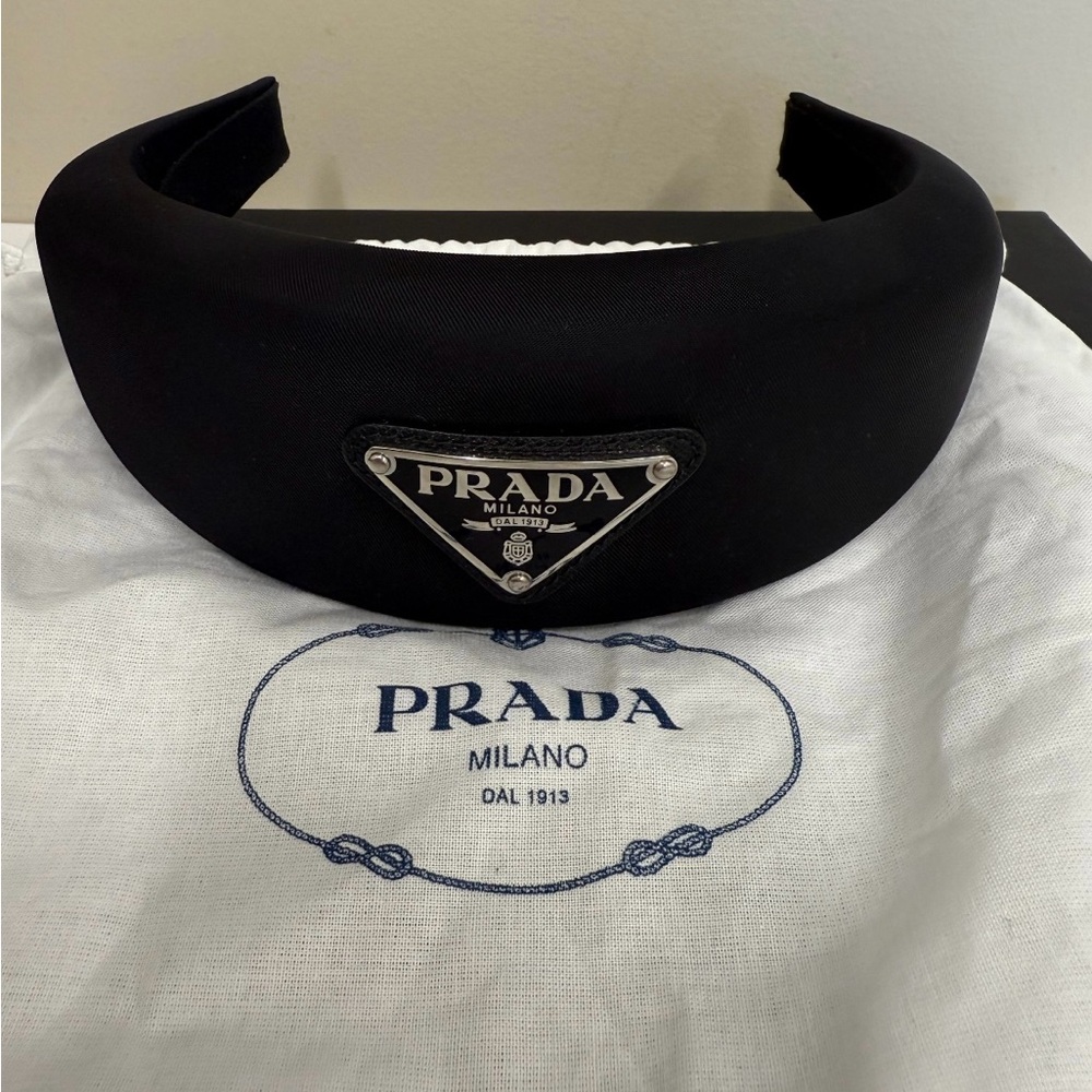 Prada Classic Black Headband